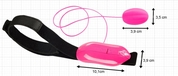 Розовое виброяйцо Play Ball с пультом управления и фиксацией - фото, цены