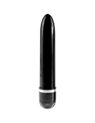 Чёрный вибратор-реалистик 5 Vibrating Stiffy - 16,5 см. - фото, цены