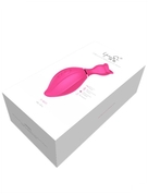 Розовый вакуумный стимулятор клитора Lip Love - фото, цены