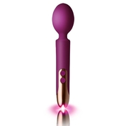 Фиолетовый вибромассажер Oriel - 22,7 см. - фото, цены