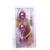 Фиолетовые вагинальные шарики на веревочке - фото, цены