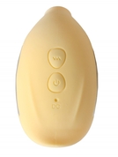 Желтый клиторальный вибростимулятор в форме птички - фото, цены
