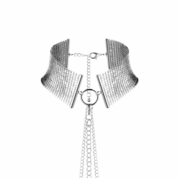 Серебристый ошейник с цепочками Desir Metallique Collar - фото, цены