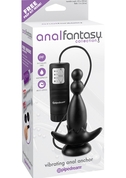 Анальный вибростимулятор с широким основанием Vibrating Anal Anchor - 14 см. - фото, цены