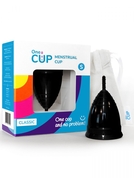 Черная менструальная чаша OneCUP Classic - размер S - фото, цены