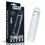 Прозрачная насадка-удлинитель Flawless Clear Penis Sleeve Add 1 - 15,5 см. - фото, цены