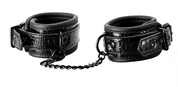 Черные оковы на щиколотки Ankle Cuff Croco - фото, цены