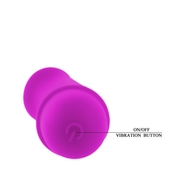 Фиолетовый вибратор Pretty Love Antony - 11,7 см. - фото, цены