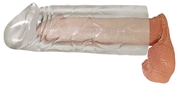 Удлиняющая насадка на пенис Mega Dick Sleeve Transparent - фото, цены