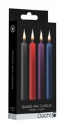Набор из 4 разноцветных восковых свечей Teasing Wax Candle - фото, цены