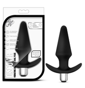 Чёрная анальная вибропробка Luxe Discover - 12,7 см. - фото, цены