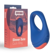 Синее эрекционное кольцо Rrring Dinner Date Cock Ring - фото, цены