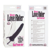 Насадка на пенис Silicone Love Rider Dual Penetrator для двойного проникновения - 14 см. - фото, цены