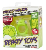 Зелёная вибронасадка Beasty Toys Wicked Walrus - фото, цены