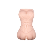 Мастурбатор-вагина с эффектом смазки в виде женской фигурки - фото, цены