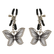 Зажимы на соски с бабочками Butterfly Nipple Clamps - фото, цены