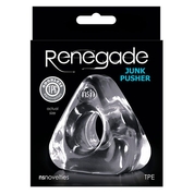 Прозрачное треугольное эрекционное кольцо Renegade Junk Pusher - фото, цены