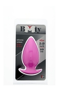 Большая розовая анальная пробка Bootyful Anal Plug Large Pink - 10 см. - фото, цены