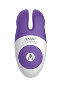 Фиолетовый вибростимулятор с ушками The Lay-on Rabbit - фото, цены