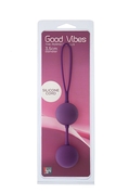Фиолетовые вагинальные шарики Good Vibes The Perfect Balls Purple - фото, цены