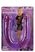 Анально-вагинальный стимулятор Double Mini Dong Twin Head Lavender - 30 см. - фото, цены