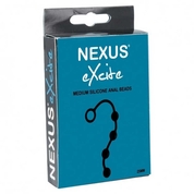 Черная анальная цепочка Nexus Excite м - 28 см. - фото, цены