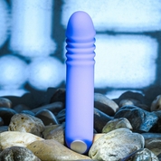 Фиолетовый светящийся G-стимулятор The G-Rave - 15,1 см. - фото, цены