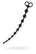 Черные анальные бусы Cephei - 33,5 см. - фото, цены