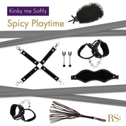 БДСМ-набор в черном цвете Kinky Me Softly - фото, цены