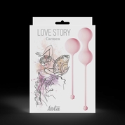 Набор розовых вагинальных шариков Love Story Carmen - фото, цены
