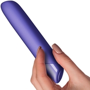 Фиолетовый классический вибратор Very Peri - 16 см. - фото, цены