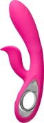 Розовый вибратор-кролик Mrs. Jia - 20 см. - фото, цены