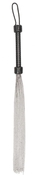 Черная многохвостая металлическая плеть Silver Ball Chain Flogger - 76 см. - фото, цены
