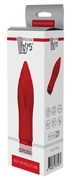 Красный клиторальный стимулятор Sirona - 10 см. - фото, цены