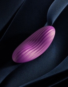 Фиолетовый клиторальный стимулятор Edeny с управлением через приложение - фото, цены