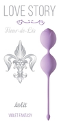 Сиреневые вагинальные шарики Fleur-de-lisa - фото, цены