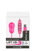 Розовый вибростимулятор с питанием от Usb Let Us-b 10 Rhythms Bullet Large Pink - фото, цены