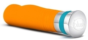 Оранжевый вибромассажер Lucent - 17,2 см. - фото, цены