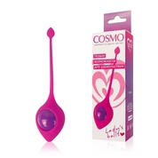 Розовый вагинальный шарик Cosmo с хвостиком - фото, цены