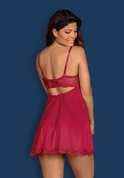 Роскошная короткая сорочка Rosalyne с кружевом - фото, цены