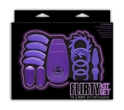 Фиолетовый вибронабор Flirty Kit Set - фото, цены