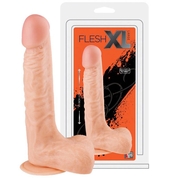 Большой реалистичный фаллоимитатор на присоске FleshXL- 23 см. - фото, цены