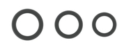 Набор из 3 серых эрекционных колец Sono No.25 - фото, цены