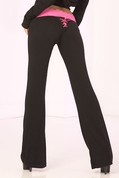 Клубные брючки с кружевным поясом и декоративной шнуровкой сзади Lace Trim Lounge Pants - фото, цены