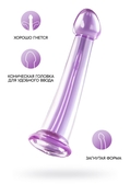 Фиолетовый фаллоимитатор Jelly Dildo M - 18 см. - фото, цены
