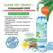 Очищающий спрей для игрушек Clear Toy Tropic - 100 мл. - фото, цены