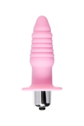 Розовая анальная вибровтулка Princess - 9 см. - фото, цены