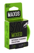 Презервативы в железном кейсе Maxus Mixed - 3 шт. - фото, цены
