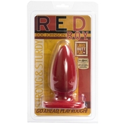 Анальная пробка Red Boy Large 5 Butt Plug - 13,2 см. - фото, цены