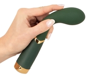 Зеленый стимулятор точки G Luxurious G-Spot Massager - 19,5 см. - фото, цены